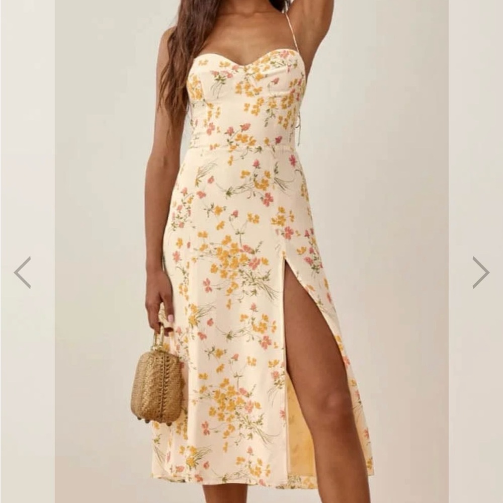 Reformation Juliette Dress in Aries *NEW* NWOT